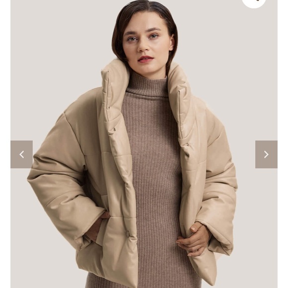 Gentle Herd Jackets & Blazers - Gentle Herd Cropped Puffer size M (fits small)- Color Sand